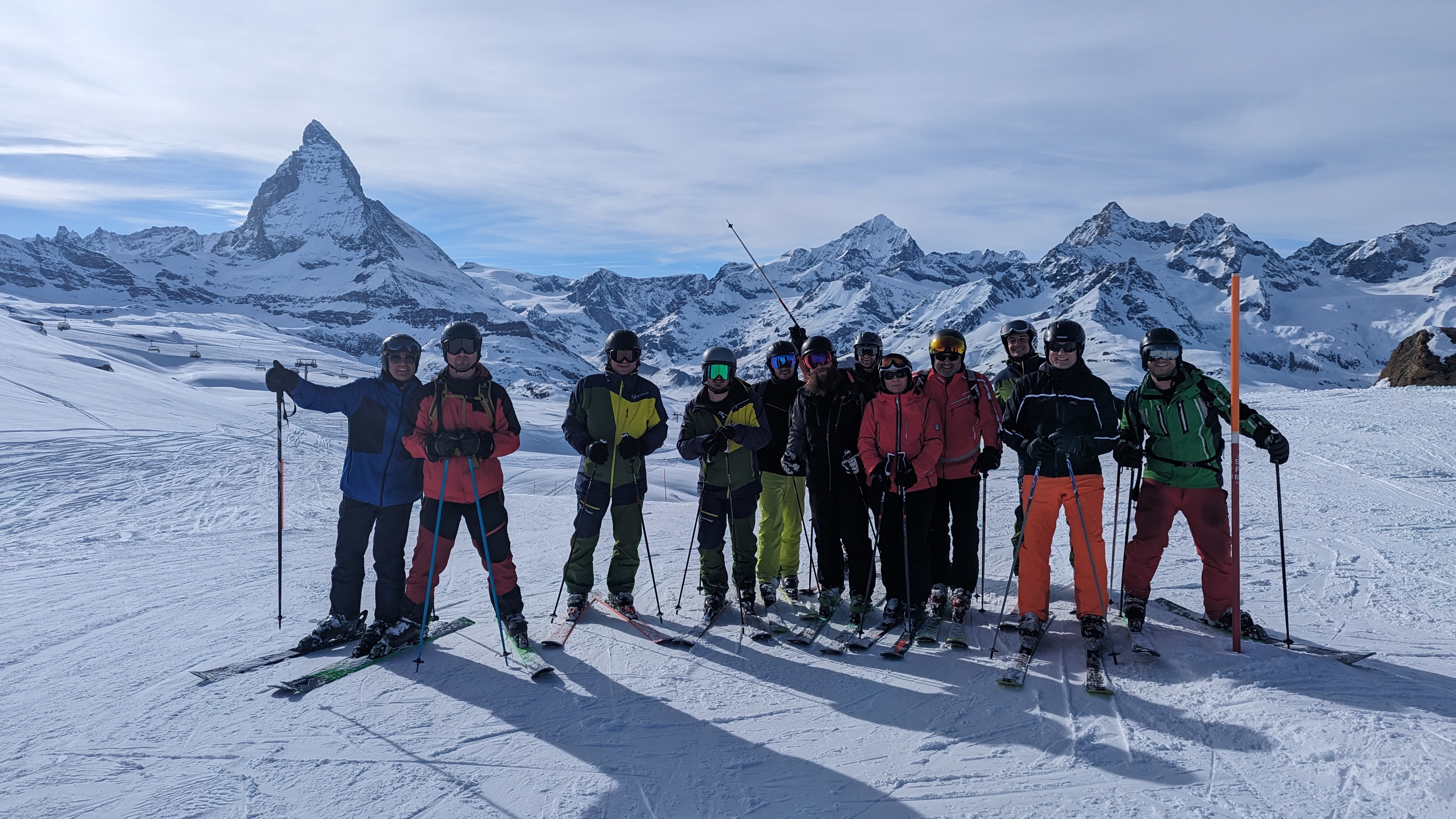 Gruppenbild Piste